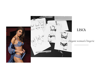 Lisca lingerie branding graphic graphic design identity illustration vector visual design