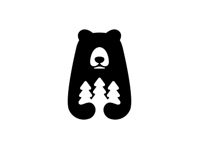 Bear and Forest by Batraz Dzida⭐ on Dribbble