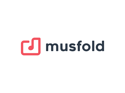 Musfold Folder & Note Logo Design