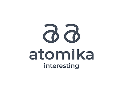 Atomika interesting logo design