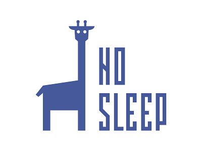 No sleep geometric logo