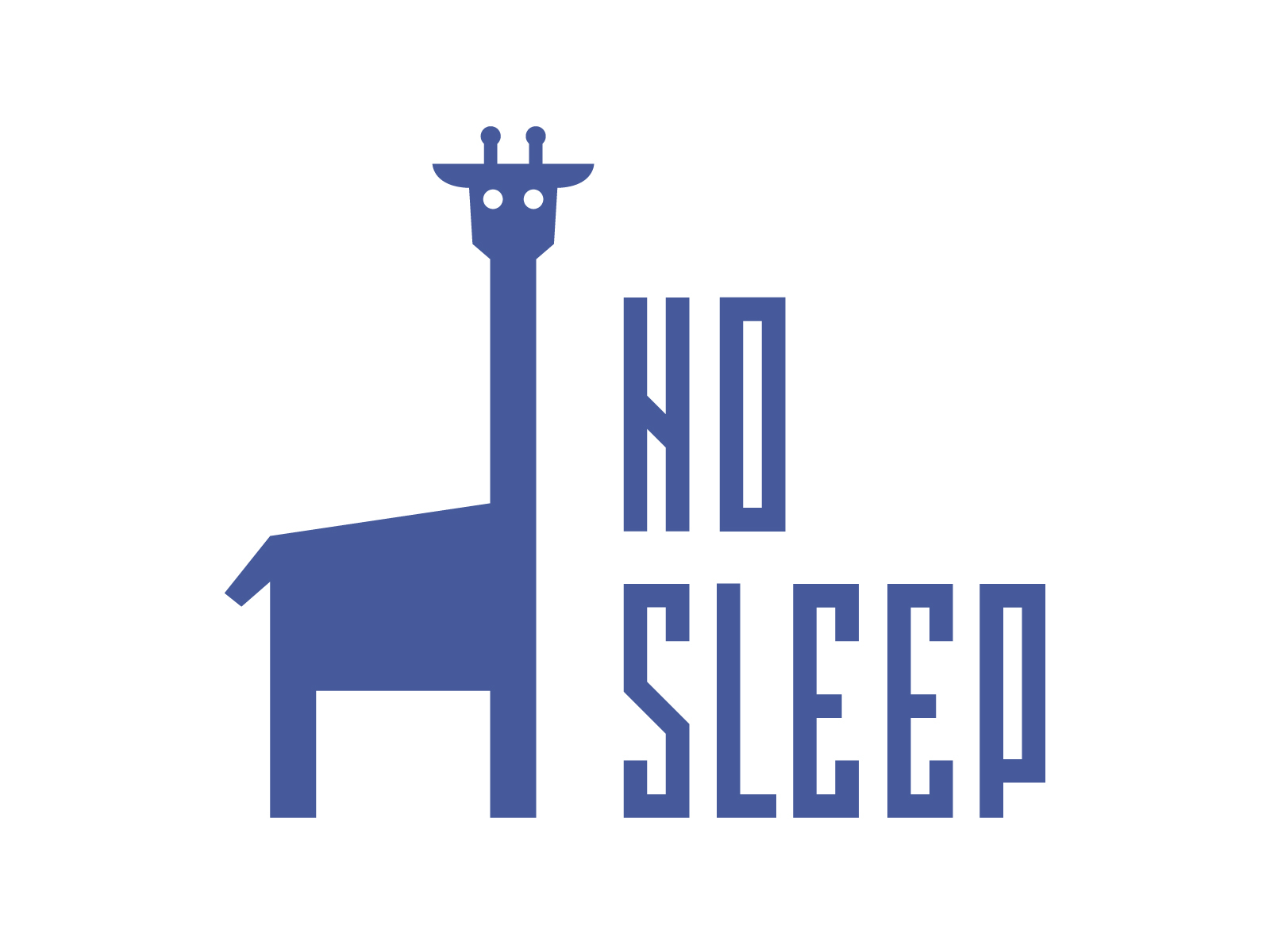 No sleep geometric logo by Batraz Dzida⭐ on Dribbble