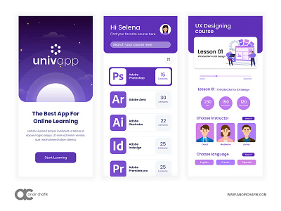 Univapp animation anoirchafik appdesign brand branding casablanca creative creativedesign design graphic design illustration logo marrakech moroccandesigner morocco motion graphics ui uidesign ux uxdesign