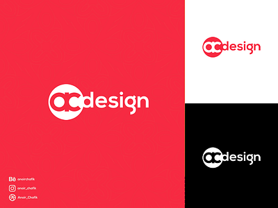 Logo AC Design arabic art brand brand agency branding create new creative design design a day design agency design app designer designer logo logo logo a day logo alphabet logotype logotype design marrakech morocco