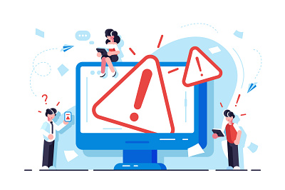 Error page concept 404 alert application business business people character construction danger design error error 404 flat illustration mistake not found office people site vector web page