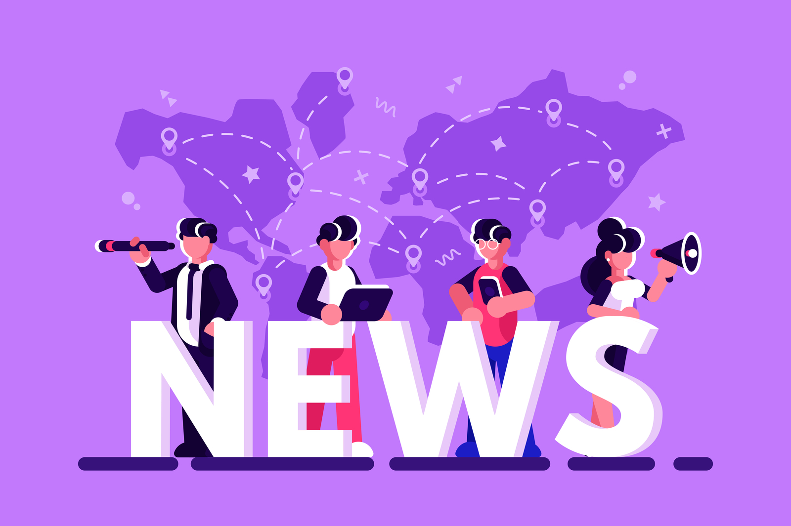 World news concept by serj marco on Dribbble