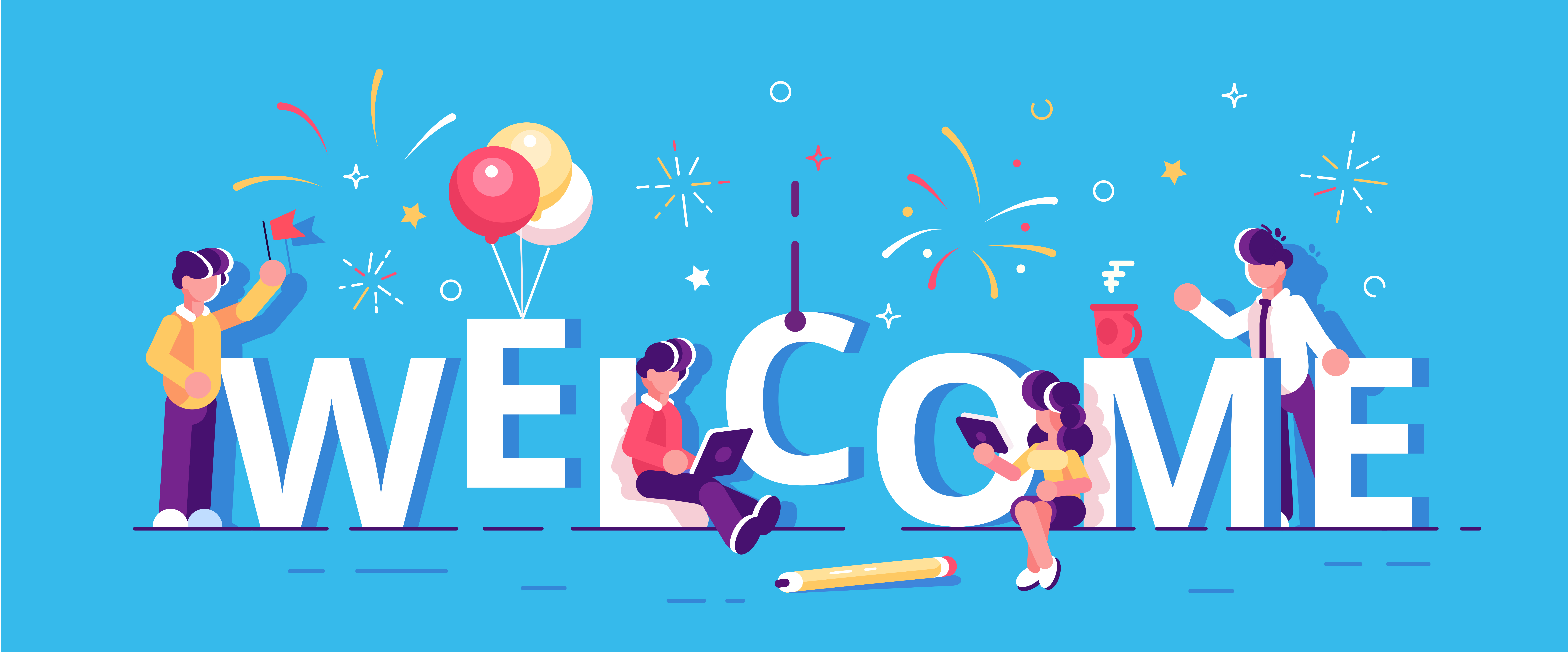 welcome visit banner