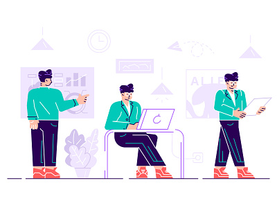 Character at office work boy business business people character design employee flat guy hr illustration laptop male man manager office online people phone vector worker