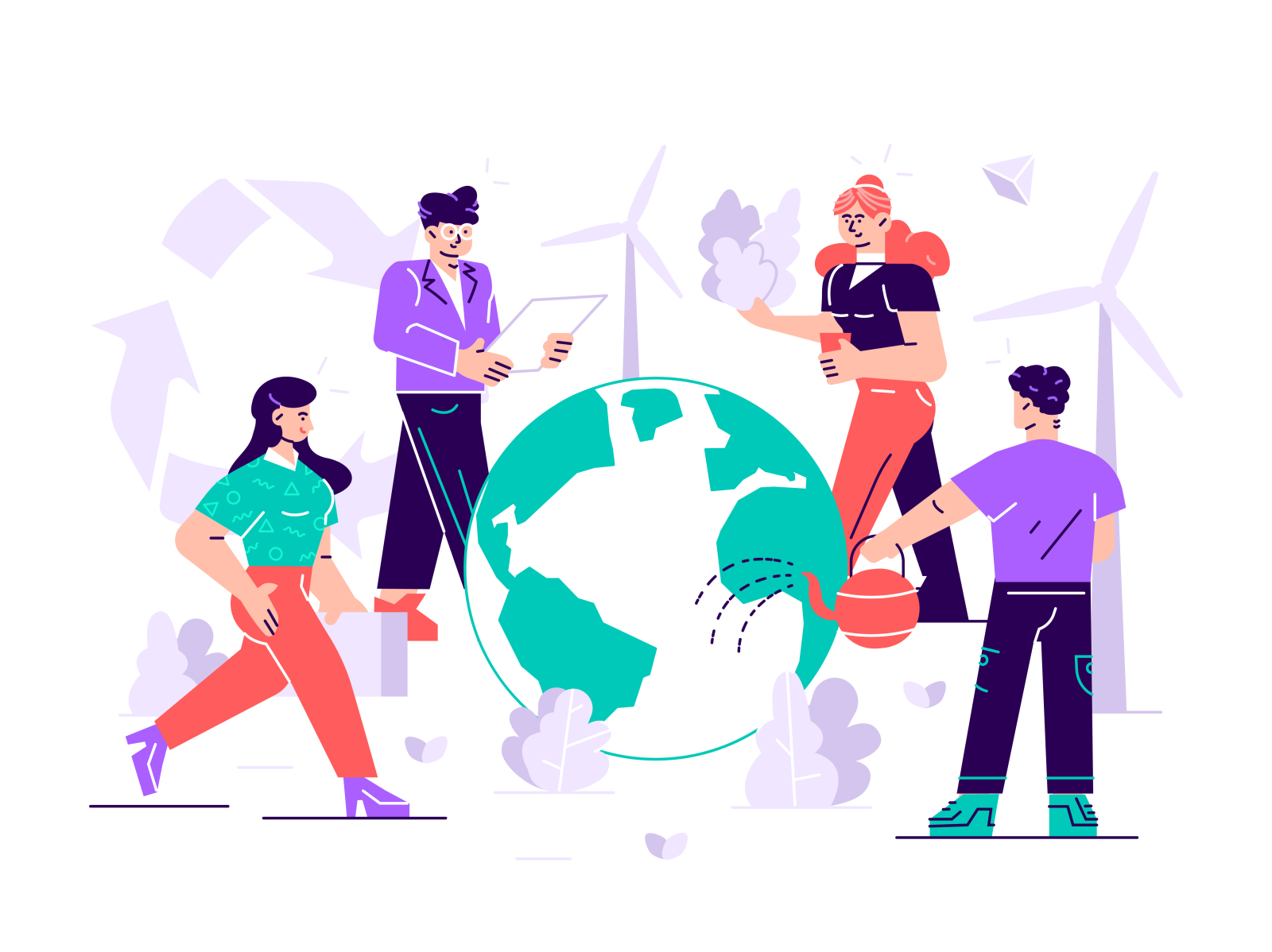 Reduce! Reuse! Recycle! by serj marco on Dribbble