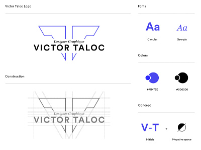 VICTOR TALOC - Branding art art direction blue brand brand design brand identity branding design logo logo design logodesign logos logotype ui ux