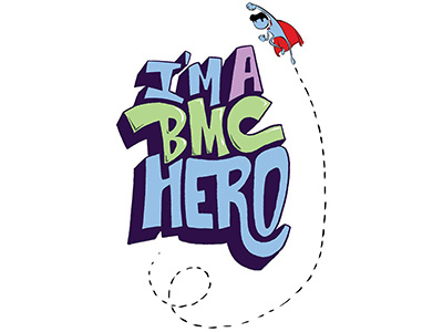 I'm A BMC Hero digital handdrawn illustration illustrator photoshop tshirt typography vector