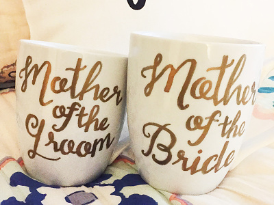 Mugs coffee diy mugs sharpie typography wedding