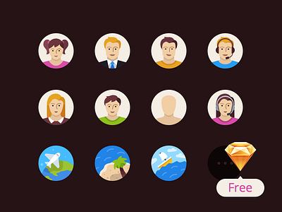 Flatflow Icons Free Sketch3 Resource