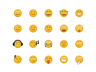 Emoji Set 32x32 chat emoji emoticons emotions iconfinder icons smile