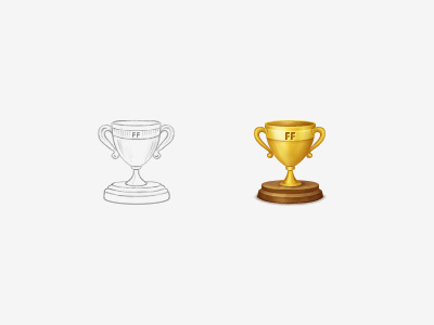 Forum Awards (2) award cup gift gifts goblet gold golden icon pedestal sketch statuette virtual gift