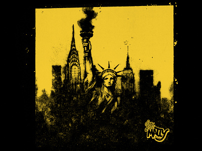 Weekly Illustrations - Week 1 | NYC dirty grimey landscape new york city nyc