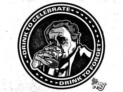 Week 3 | Bukowski bukowski distressed drinking emblem literature