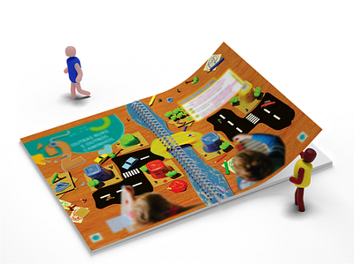 Editorial Illustration - Editora FTD #1 3d 3d art blender children editorial game art illustration kids low poly render