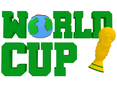 World Cup 2018 - 3D Illustration
