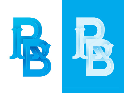 RB Monogram logo logotipo logotype monogram monograma rb