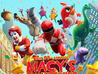 Macy's Thanksgiving Parade Poster 2015