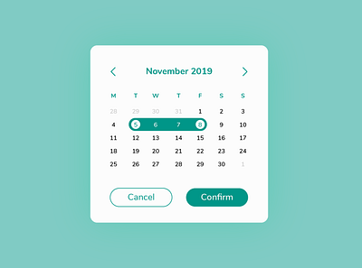 Date Picker | Daily UI #080 daily ui daily ui 080 dailyui dailyui080 datepicker