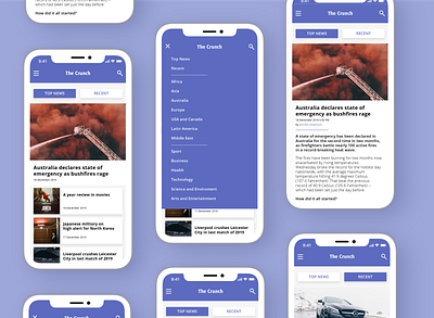 News | Daily UI #094 app daily ui daily ui 094 dailyui dailyui094 dailyuichallenge iphone iphonex news news app news feed ui