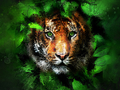 green pakistani lion