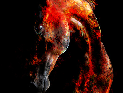 Cheval rouge