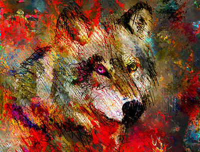 Le loup des steppes