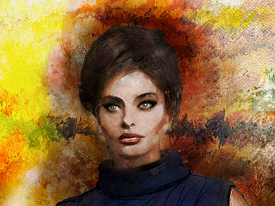 Sophia Loren by Xavier Marchand on Dribbble