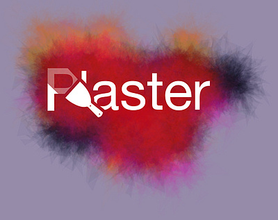 Logo - Plaster logo logodesign logotype procedural texture