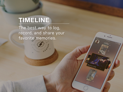 Timeline - A social network for your memories ios journal logger social