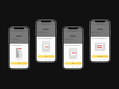 C6 Kick, withdrawal step by step