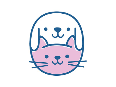 catdog cat dog logo pet store petshop