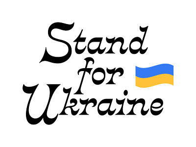 Stand for Ukraine design nowar peace standforukraine stopwar typography ukraine