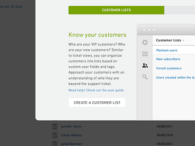 Customer lists onboarding customer lists onboarding