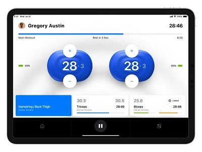 Stimulation app clinic doctor health healthcare ipad medical rehab rehabilitation remote stimulation touch