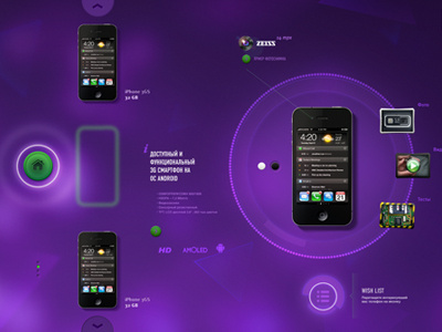 Interactive table design future interactive purpure screen touch ui