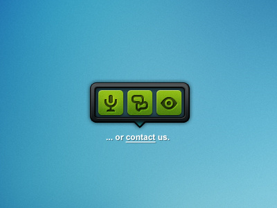 Contacts Widget design small ui ux