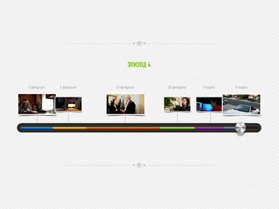 Timeline design ui web