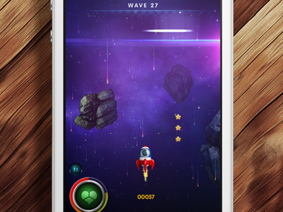 Cosmius - Gameplay cosmius game ios ipad iphone rocket space star wood