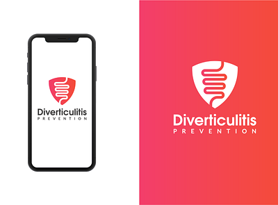diverticulitis prevention diverticulitis logo design logo mark minimal logo minimalist modern logo monogram