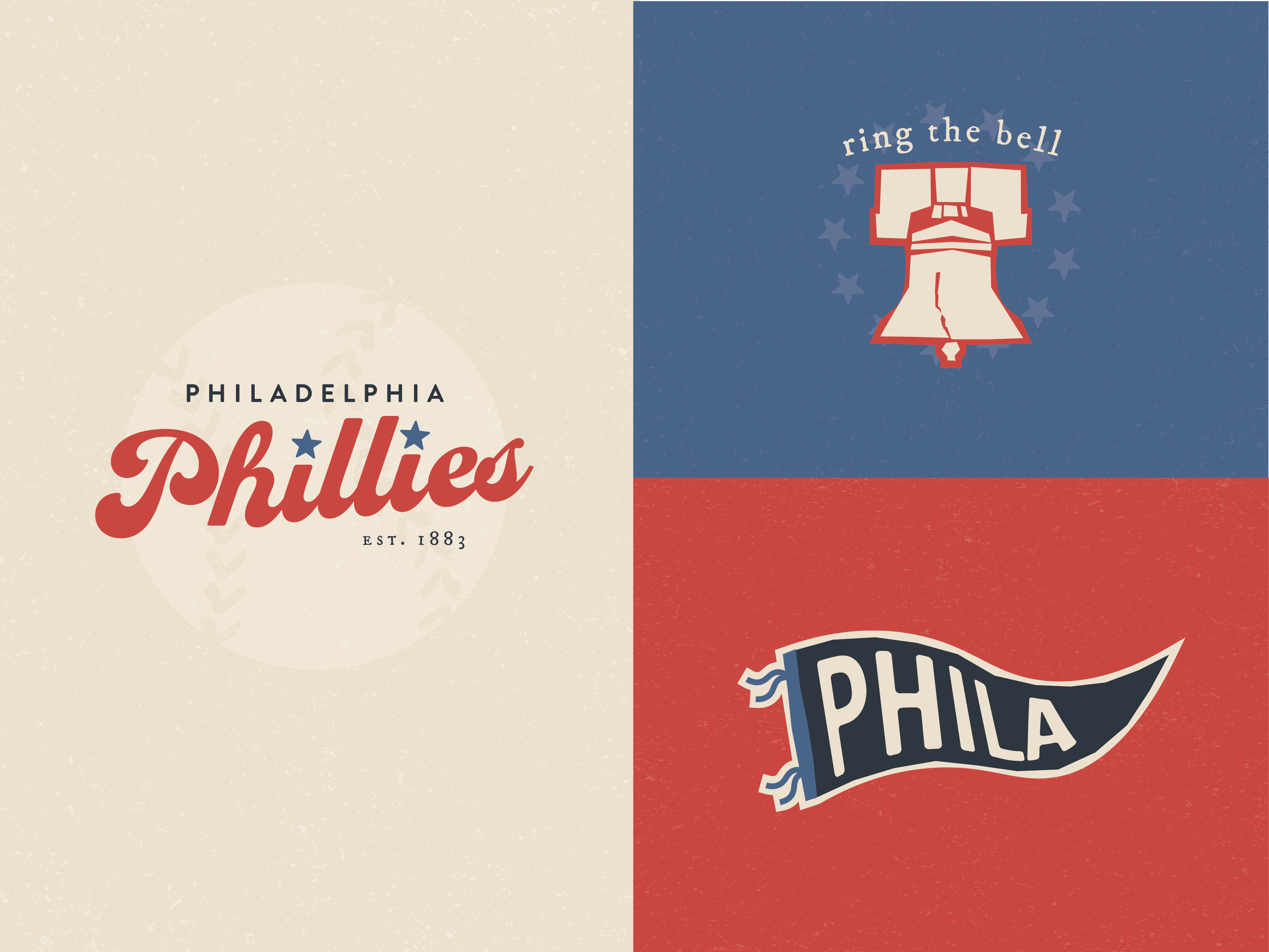 Philadelphia Phillies by Carly Kraihanzel on Dribbble