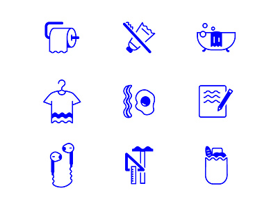 Daily Routine Icons branding daily routine design digital design graphic design icon icon design icon set icons illustration logo design logos