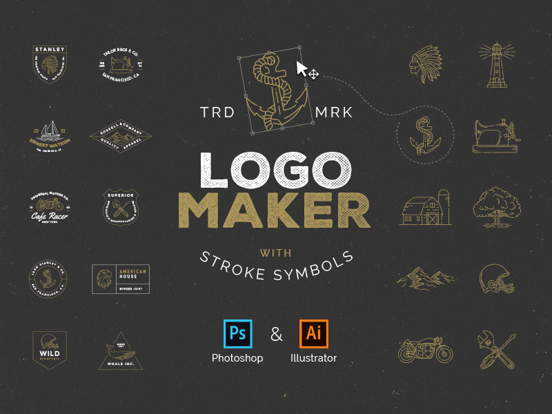 logo maker vintage Maker Barac  by Dribbble Dribbble   Logo Victor