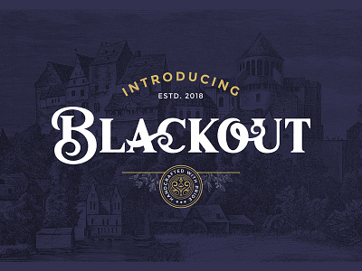 Blackout Font