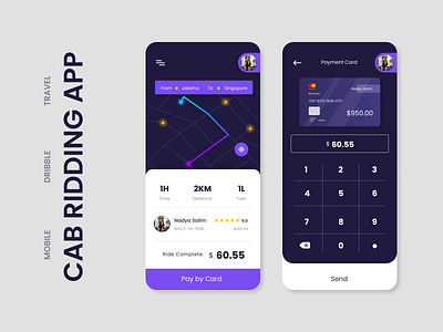 Cab Riding App 2020 trend app design application cab clean ui dark ui design map minimal payment app popular product designer riding trend trending uidesign uidesigner uidesignpatterns uiuxdesigner