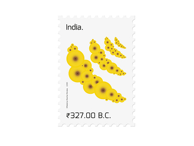 Banana. banana design graphic graphic design graphicdesign illustration philately stamps typogaphy typography vector white yellow