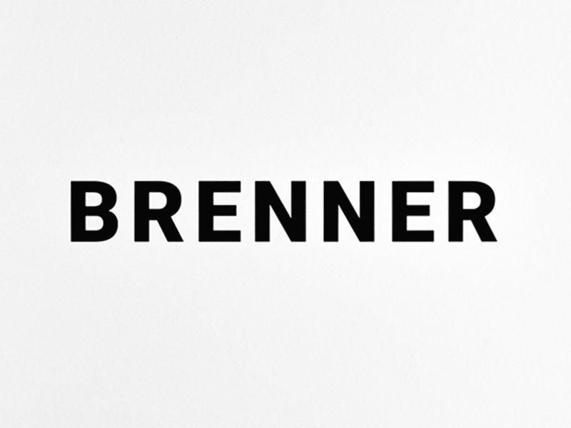 Brenner branding editorial experimental photography sagmeister typography white